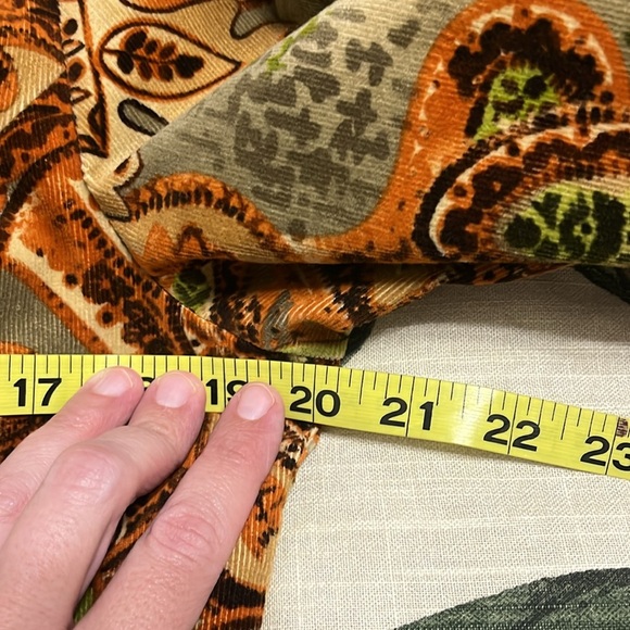 RANDI M. Velvety Corduroy Blazer NWOT Paisley Funky Pattern - Picture 9 of 9